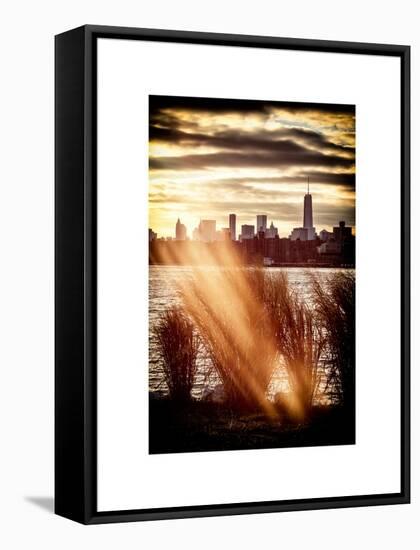 Instants of NY Series - Wild to Manhattan with the One World Trade Center at Sunset-Philippe Hugonnard-Framed Stretched Canvas