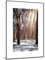 Instants of NY Series - Winter Snow in Central Park-Philippe Hugonnard-Mounted Art Print