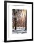 Instants of NY Series - Winter Snow in Central Park-Philippe Hugonnard-Framed Art Print