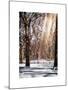 Instants of NY Series - Winter Snow in Central Park-Philippe Hugonnard-Mounted Art Print