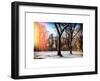 Instants of NY Series - Winter Snow in Central Park-Philippe Hugonnard-Framed Art Print