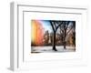 Instants of NY Series - Winter Snow in Central Park-Philippe Hugonnard-Framed Art Print