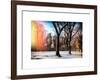 Instants of NY Series - Winter Snow in Central Park-Philippe Hugonnard-Framed Art Print