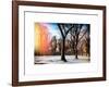 Instants of NY Series - Winter Snow in Central Park-Philippe Hugonnard-Framed Art Print