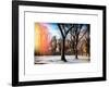 Instants of NY Series - Winter Snow in Central Park-Philippe Hugonnard-Framed Art Print