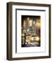 Instants of NY Series - Yellow Taxis at Times Square during a Snowstorm by Night-Philippe Hugonnard-Framed Art Print