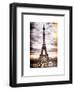 Instants of Paris Series - Eiffel Tower, Paris, France - White Frame and Full Format-Philippe Hugonnard-Framed Art Print