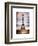 Instants of Paris Series - Eiffel Tower, Paris, France - White Frame and Full Format-Philippe Hugonnard-Framed Art Print