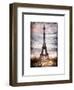 Instants of Paris Series - Eiffel Tower, Paris, France - White Frame and Full Format-Philippe Hugonnard-Framed Art Print