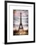 Instants of Paris Series - Eiffel Tower, Paris, France - White Frame and Full Format-Philippe Hugonnard-Framed Art Print