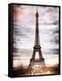 Instants of Paris Series - Eiffel Tower, Paris, France-Philippe Hugonnard-Framed Stretched Canvas