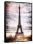 Instants of Paris Series - Eiffel Tower, Paris, France-Philippe Hugonnard-Framed Stretched Canvas