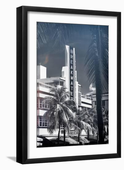 Instants of Series - Art Deco Architecture of Miami Beach - The Esplendor Hotel Breakwater-Philippe Hugonnard-Framed Photographic Print