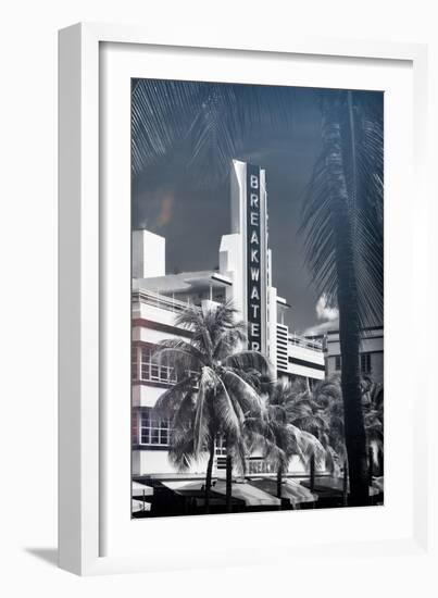 Instants of Series - Art Deco Architecture of Miami Beach - The Esplendor Hotel Breakwater-Philippe Hugonnard-Framed Photographic Print