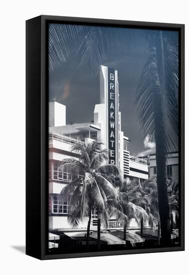 Instants of Series - Art Deco Architecture of Miami Beach - The Esplendor Hotel Breakwater-Philippe Hugonnard-Framed Stretched Canvas