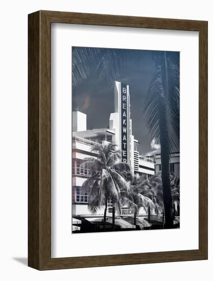 Instants of Series - Art Deco Architecture of Miami Beach - The Esplendor Hotel Breakwater-Philippe Hugonnard-Framed Photographic Print