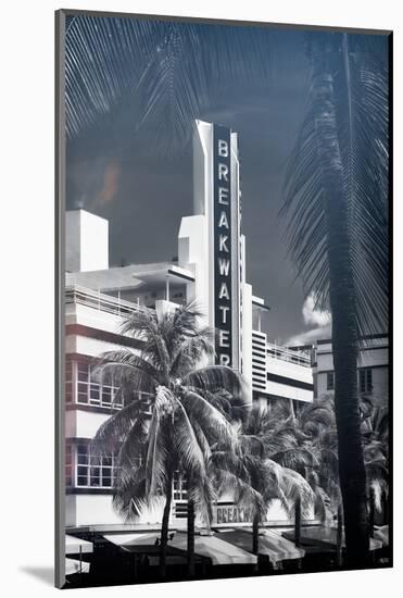 Instants of Series - Art Deco Architecture of Miami Beach - The Esplendor Hotel Breakwater-Philippe Hugonnard-Mounted Photographic Print