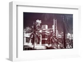 Instants of Series - Art Deco Architecture of Miami Beach - The Esplendor Hotel Breakwater-Philippe Hugonnard-Framed Photographic Print