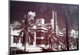 Instants of Series - Art Deco Architecture of Miami Beach - The Esplendor Hotel Breakwater-Philippe Hugonnard-Mounted Photographic Print