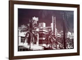 Instants of Series - Art Deco Architecture of Miami Beach - The Esplendor Hotel Breakwater-Philippe Hugonnard-Framed Photographic Print