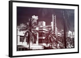 Instants of Series - Art Deco Architecture of Miami Beach - The Esplendor Hotel Breakwater-Philippe Hugonnard-Framed Photographic Print