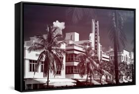 Instants of Series - Art Deco Architecture of Miami Beach - The Esplendor Hotel Breakwater-Philippe Hugonnard-Framed Stretched Canvas