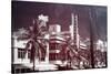 Instants of Series - Art Deco Architecture of Miami Beach - The Esplendor Hotel Breakwater-Philippe Hugonnard-Stretched Canvas