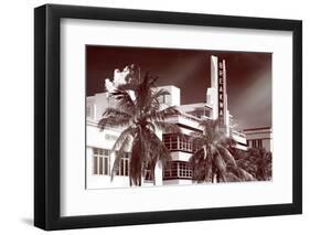 Instants of Series - Art Deco Architecture of Miami Beach - The Esplendor Hotel Breakwater-Philippe Hugonnard-Framed Photographic Print