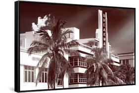 Instants of Series - Art Deco Architecture of Miami Beach - The Esplendor Hotel Breakwater-Philippe Hugonnard-Framed Stretched Canvas