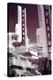 Instants of Series - Art Deco Architecture of Miami Beach - The Esplendor Hotel Breakwater-Philippe Hugonnard-Stretched Canvas