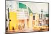 Instants of Series - Art Deco Architecture - Yellow Cab of Miami Beach - Florida - USA-Philippe Hugonnard-Mounted Photographic Print