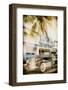 Instants of Series - Classic Antique Car of Art Deco District - Ocean Drive - Miami Beach-Philippe Hugonnard-Framed Photographic Print
