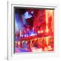 Instants of Series - Colorful Street Life at Night - Ocean Drive - Miami-Philippe Hugonnard-Framed Photographic Print