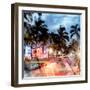 Instants of Series - Colorful Street Life - Ocean Drive by Night - Miami-Philippe Hugonnard-Framed Photographic Print