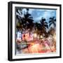 Instants of Series - Colorful Street Life - Ocean Drive by Night - Miami-Philippe Hugonnard-Framed Photographic Print