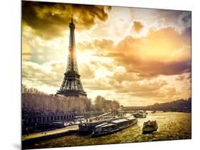 Instants of Series - Eiffel Tower and Seine River Views - Paris, France-Philippe Hugonnard-Mounted Photographic Print