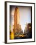 Instants of Series -Flatiron Building and Yellow Cabs - Manhattan, New York, USA-Philippe Hugonnard-Framed Photographic Print