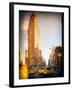 Instants of Series -Flatiron Building and Yellow Cabs - Manhattan, New York, USA-Philippe Hugonnard-Framed Photographic Print