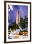 Instants of Series - Miami Beach Art Deco District - The Breakwater Hotel South Beach - Florida-Philippe Hugonnard-Framed Photographic Print