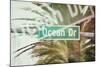 Instants of Series - Ocean Drive Sign - Miami Beach - Florida - USA-Philippe Hugonnard-Mounted Photographic Print