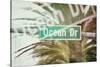 Instants of Series - Ocean Drive Sign - Miami Beach - Florida - USA-Philippe Hugonnard-Stretched Canvas