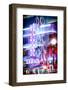 Instants of Series - Ocean Drive with the Colony Hotel by Night - Miami Beach-Philippe Hugonnard-Framed Photographic Print