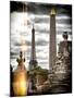 Instants of Series - Place de la Concorde with Obelisk and Eiffel Tower View - Paris, France-Philippe Hugonnard-Mounted Photographic Print