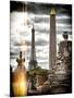 Instants of Series - Place de la Concorde with Obelisk and Eiffel Tower View - Paris, France-Philippe Hugonnard-Mounted Photographic Print