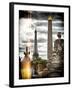 Instants of Series - Place de la Concorde with Obelisk and Eiffel Tower View - Paris, France-Philippe Hugonnard-Framed Premium Photographic Print