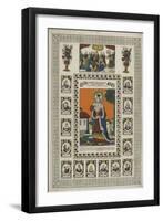 Institution du sacrement de l'Eucharistie, sainte Elisabeth, reine de Hongrie-null-Framed Giclee Print