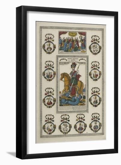 Institution du saint sacrement ; Saint Georges-null-Framed Giclee Print