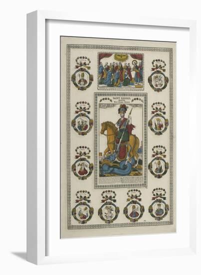 Institution du saint sacrement ; Saint Georges-null-Framed Giclee Print