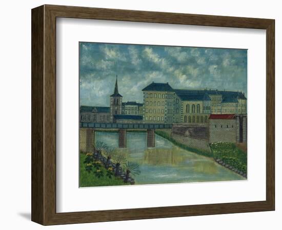 Institution Saint Marie, Belfort (Oil on Canvas)-Louis Vivin-Framed Giclee Print