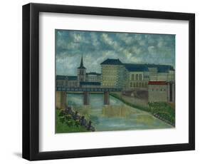 Institution Saint Marie, Belfort (Oil on Canvas)-Louis Vivin-Framed Giclee Print